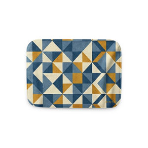 Tapis de bain Azura au design moderne en mousse à mémoire de forme, confortable et antidérapant, fabriqué à la machine, absorbant l'eau - Product Image 1
