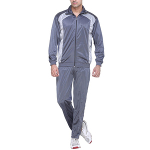 Survêtements personnalisés à fermeture éclair complète pour hommes, ensembles de jogging en polyester vierge respirant pour hommes, nouvel arrivage - Product Image 1