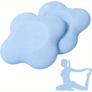 Tapis d'exercice épais antidérapant pour la maison, 20*20, pour l'entraînement de la salle de sport, le Pilates, les exercices corporels, les genoux, les coudes, les poignets, les mains, la tête, le <span class=keywords><strong>yoga</strong></span>, le Pilates - Product Image 1