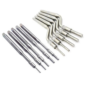 Écarteur osseux à pointe concave réglable, manuel, haute qualité, 10 pièces en acier inoxydable, chirurgical dentaire par amrid surgical - Product Image 3