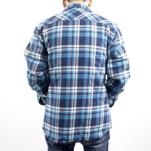 Veste polaire en flanelle pour hommes Toile réversible respirante décontractée légère - Product Image 3