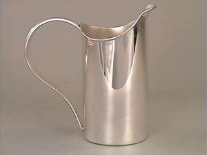 Jarra de filtro de agua, jarra de agua de vidrio verde vintage, jarra de agua, regalo de boda, jarra decantadora de plata de latón - Product Image 3