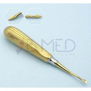 Élévateur radiculaire en titane 60U Bernard Spade 2026, pointe à action arrière à baïonnette décalée, instruments orthopédiques - Product Image 3