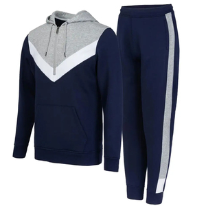 Vêtements de sport survêtements d'entraînement en polaire Gym Fitness Tech ensemble deux pièces pour hommes survêtement de jogging pour hommes - Product Image 3