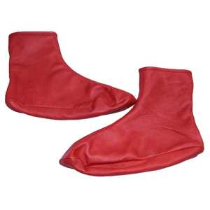 Precio de fábrica Nuevo diseño de cuero Alto tobillo Antideslizante Tejido Cremallera Calcetines Hombres y Mujeres Khuffs a los mejores precios - Product Image 5