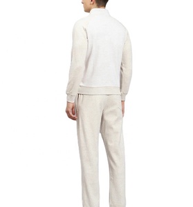 Wholesale 2025 <b>Men</b> Customized Logo Sportswear Contrast Color High Quality Quick Dry Fleece Jogging Tracksuit - Product Image 6