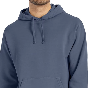 Sweat-shirt à capuche pour homme, logo personnalisé, grande taille et grande hauteur, vente en gros directe d'usine, nouvelle arrivée, taille plus, capuche surdimensionnée - Product Image 1