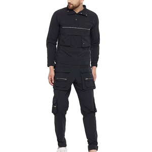 Ensemble de survêtement pour hommes en coton imprimé personnalisé séchage rapide respirant tenue confortable de haute qualité pour les survêtements de course à pied d'entraînement de gymnastique - Product Image 1