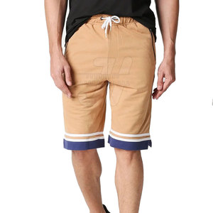 Shorts décontractés pour hommes en coton/polyester de haute qualité, respirants, séchage rapide, légers, coupe ample, taille mi-haute – Grande Vente - Product Image 1