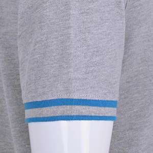 Polo de hombre de alta calidad con paneles superiores europeos y americanos al por mayor de talla grande negro personalizable holgado sólido - Product Image 6