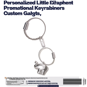 Portachiavi e Moschettoni Promozionali Personalizzati a Forma di Elefantino - Gadget Personalizzabili - Product Image 2