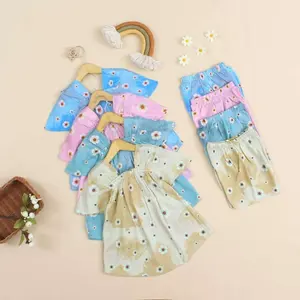 Großhandel Kinder Mädchen Daywear Baumwolle Babysets Kinderkleidung meistverkaufte Kinderbekleidung