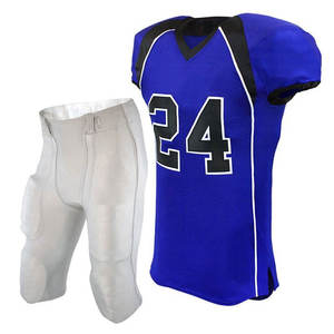 Nuevo 2024 alta calidad adultos jóvenes sublimación uniforme de fútbol americano Jersey pantalones cortos con uniforme personalizado - Product Image 5