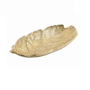 Decoración de catering, vajilla hecha a mano, bandeja para servir alimentos, tamaño personalizado, bandeja para servir con acabado chapado en oro de Metal - Product Image 4