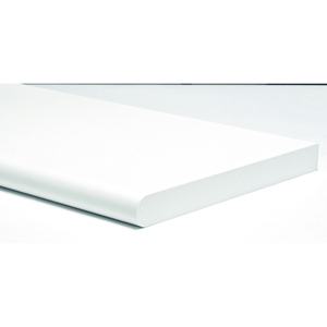 Mensola da Parete Stondata Colore Bianco Cm. 60x25x2.5 - Product Image 1