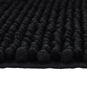 Tapis de bain moderne en microfibre gris ananas, écologique, doux, absorbant, antidérapant, lavable en machine, 50x50 cm - Product Image 2