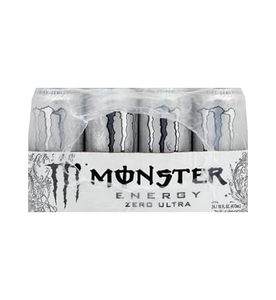 Bulk Monsterr Ultra White 24 Pack 500ml Each Master Carton Net <b>Weight</b> 12.5kg For Cash And Carry Wholesale Clubs And Retail - Product Image 1