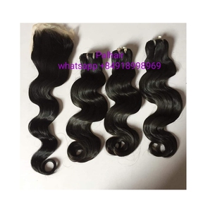 ผมดิบแท้แบบไม่ผ่านกระบวนการผมคนเวียดนามมัดผมเป็นลอนสองชั้น - Product Image 1