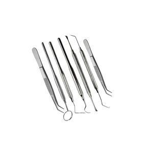 Kit de examen Dental Kit de herramientas de examen Dental esencial Instrumentos dentales completos de 8 piezas Instrumentos quirúrgicos - Product Image 6