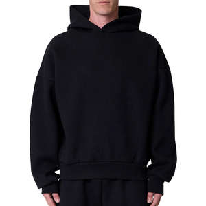 Sudaderas de Invierno para Hombre de Primera Calidad, Gruesas, en Oferta, Color Sólido, Estilo Casual, Tinte Uniforme, a la Moda, con Hombros Caídos - Product Image 6