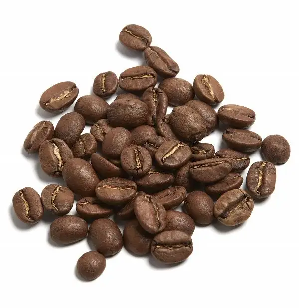 Granos de café de Peaberry, granos de café de granja/tostado medio, secos al sol naturales/Pequeño Bach/Comercio Directo/diseño OEM, 100%