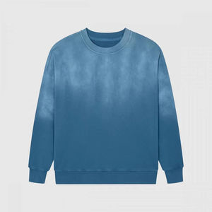 เสื้อสเวตเตอร์ของผู้ชายผ้าคอตตอน100% แบบวินเทจแขนยาวลำลองใหม่ฤดูใบไม้ผลิ - Product Image 4