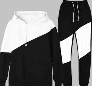 Survêtement personnalisable de haute qualité taille élastique écologique respirant léger solide hiver ensemble personnalisable haut avant - Product Image 2