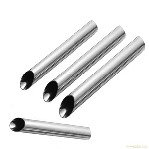 304 di vendita calda in acciaio inossidabile tubo in metallo tubo ovale 316 tubo tondo a forma di ringhiera