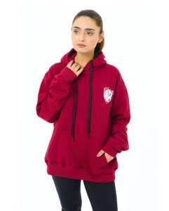 Derniers sweats à capuche en polaire écologiques imperméables pour femmes, vêtements d'hiver en tissu personnalisé, logo de marque personnalisé, impression sur le devant - Product Image 1
