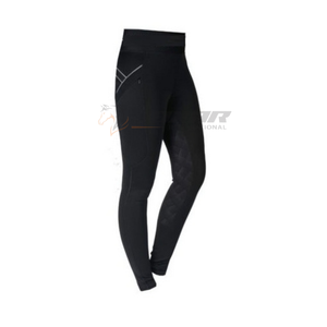 Medias ecuestres para mujer, mallas de entrenamiento para montar a caballo, Material suave al tacto, diseño de cintura alta que proporciona comodidad y flexibilidad - Product Image 1