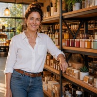 Étagères de supermarché double face en acier et bois, présentoirs et vitrines pour marchandises diverses, design commercial pour toute la surface du magasin