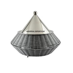 Calentador de alimentos de acero inoxidable de lujo Suministros de hotel Cazuela hecha a mano Acabado personalizado Calentador de alimentos de metal nuevo de lujo - Product Image 1