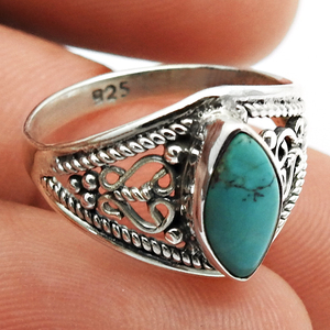 925 argent Sterling bleu feu naturel arc-en-ciel pierre de lune fait à la main bague Unique pour les filles et les femmes en gros boutique maintenant prix usine - Product Image 5