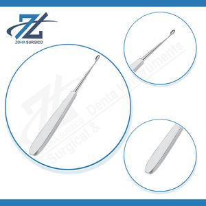 Curette osseuse Williger droite manuelle 170 mm de long, largeur 3,5 mm, acier inoxydable chirurgical certifié CE, fabricant d'instruments - Product Image 4