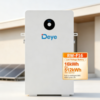 Baterai Lithium Penyimpanan Energi Rumah Tangga Deye RW-F16 15kwh 16kwh Baterai Lifepo4 51.2v 314Ah Baterai Lifepo4 Deye ESS