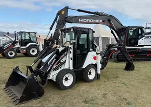 Nuevo Mini Tractor Hidromek con Orugas de Goma, Minicargadora HMK 310NLC-4 62T 145LC 102B, Retroexcavadora Frontal - Product Image 3