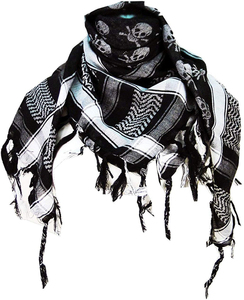 Top qualité 100% coton matériel fait Style arabe foulards Offre Spéciale tactique cou visage couverture Shemagh écharpe avec Logo client - Product Image 5