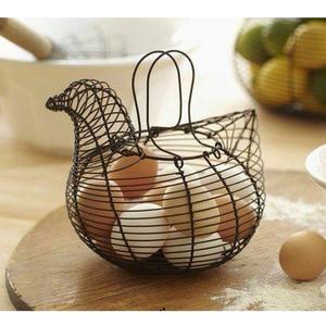 Collection d'oeufs en fil métallique de Style Vintage indien et panier de rangement en gros à bas prix paniers de stockage d'oeufs élégants - Product Image 3