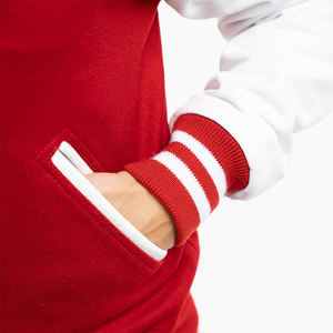 Blouson universitaire en cuir personnalisable pour femmes hommes quantité minimale de commande bas broderie respirant Bomber Baseball Letterman vestes fabricant - Product Image 4