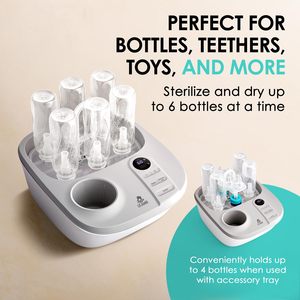 Calentador y Esterilizador de Biberones 2 en 1 |   Esteriliza, Vaporiza y Seca Accesorios |   Calienta y Descongela Leche y Fórmula - Product Image 2