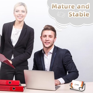 Sleek Black Wire Business <b>Card</b> Stand for Office Desk Display Durable <b>Metal</b> Organizer Set Ideal for Professionals and Businesses - Product Image 5