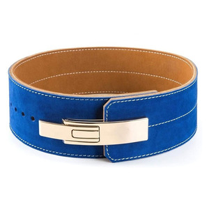 เข็มขัดหนังแท้หนา10มม. สำหรับมืออาชีพยกน้ำหนักเข้ายิมเข็มขัดยกเอวเทรนเนอร์สำหรับออกกำลังกาย - Product Image 1