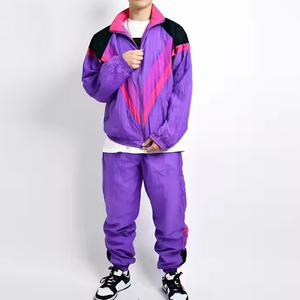 ชุดวอร์มเสื้อกันลมขนาดพลัสไซส์แฟชั่นสำหรับฤดูหนาวลายพื้นชุดสไตล์ระบายอากาศได้ทุกสี - Product Image 1