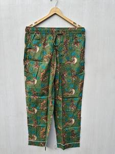 <b>Indian</b> 100% pure cotton pyjamas, Womens cotton pj's, Soft cotton pajama Set <b>trousers</b> shirts, Unique printed pyjama set, - Product Image 5