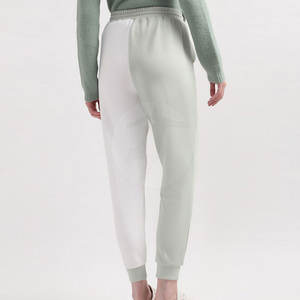 กางเกงขายาวผ้าฝ้ายโพลีเอสเตอร์สำหรับผู้หญิงกางเกงสำหรับใส่กลางแจ้งดีไซน์หน้าเรียบไซส์ผลิตตามสั่งสำหรับฤดูหนาว - Product Image 3