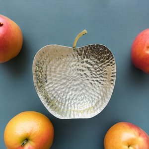 Bol à fruits rond en acier inoxydable poli de qualité supérieure, écologique, décoratif pour les repas lors de mariages, cadeau - Product Image 3