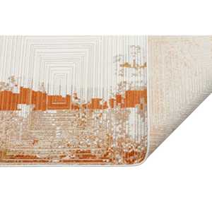 Tapis moderne multicolore Netline PR004 Perre, 60% viscose, 40% acrylique, pour chambre à coucher, bureau et chambre d'enfant - Product Image 5