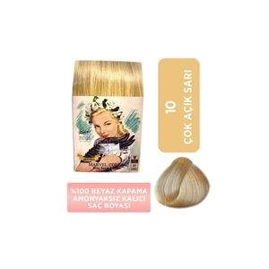 Teinture capillaire sans ammoniaque, liquide naturel semi-permanent, 10 blond très clair - Product Image 1