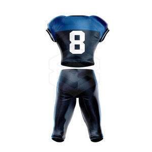ชุดกีฬาแขนสั้นแบบอเมริกันฟุตบอลแห้งเร็วระบายอากาศได้ดีชุดเล่นกีฬาแบบกำหนดเองสำหรับฤดูร้อน - Product Image 2