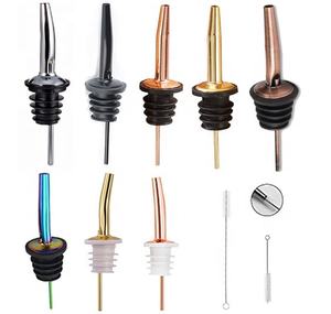 Vertedor de botellas de acero inoxidable de 72 unidades con material metálico en forma de pico cónico - Product Image 3